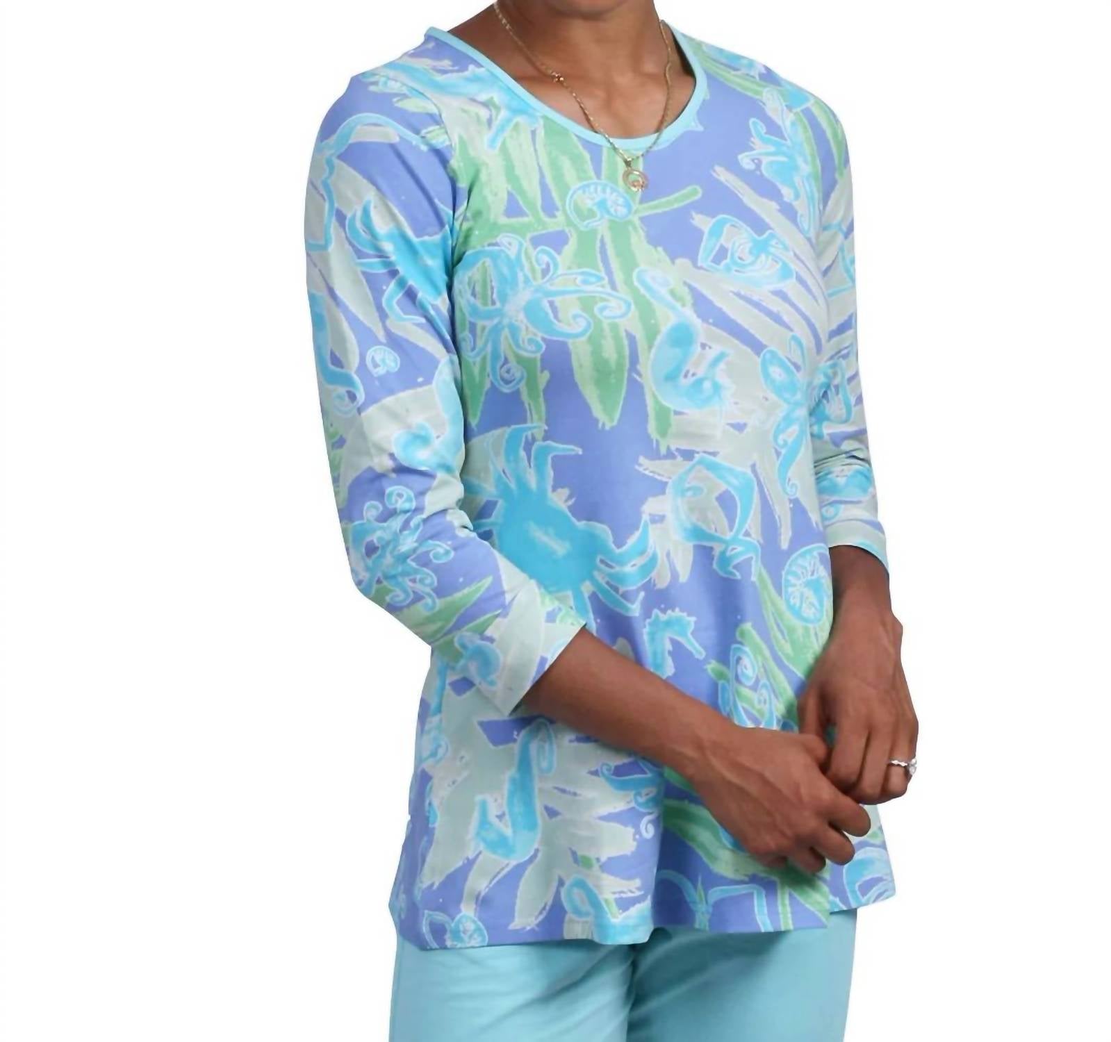 Ana Clare - Chloe Under the Sea Critters Swing Top