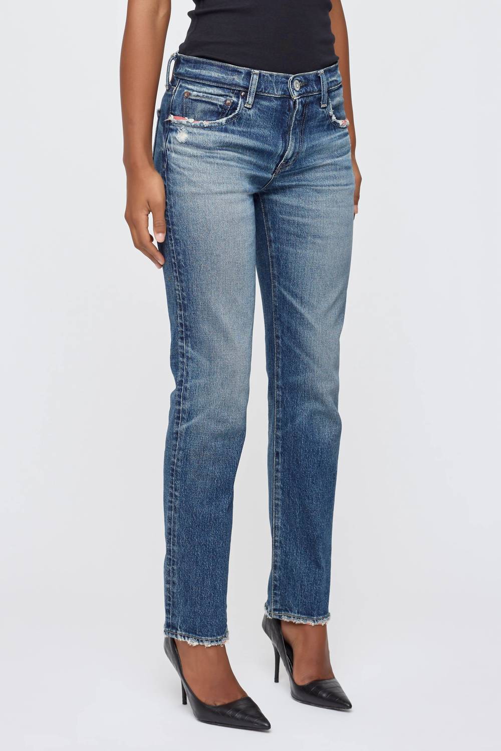 Moussy - Ensley Slim Straight Jeans