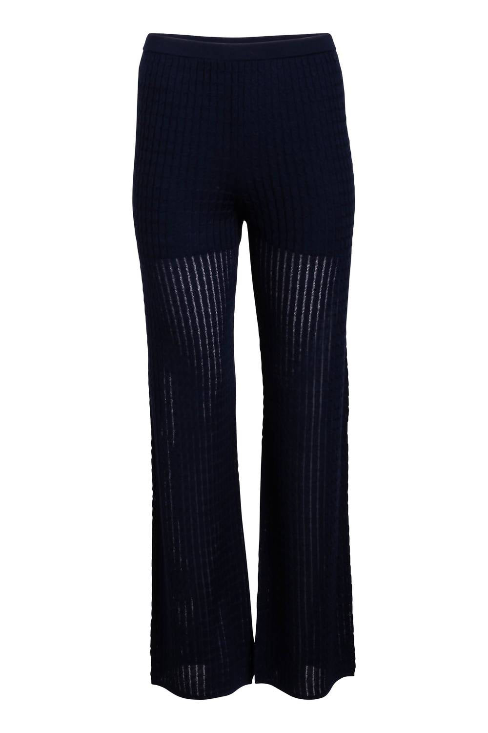 Naadam - Cable Pointelle Wide Leg Pants