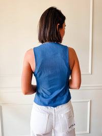 Glam - Tailored Vest Top