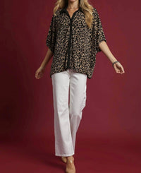 Umgee - Spot On Jacquard Tunic Top