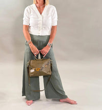 Apricot - Cutesy Cropped Short Sleeve Cardigan