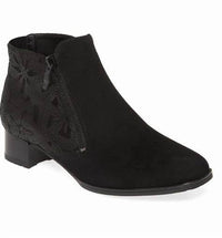 Ara Women's Geraldine Graz Ankle Bootie in black - women's shoe