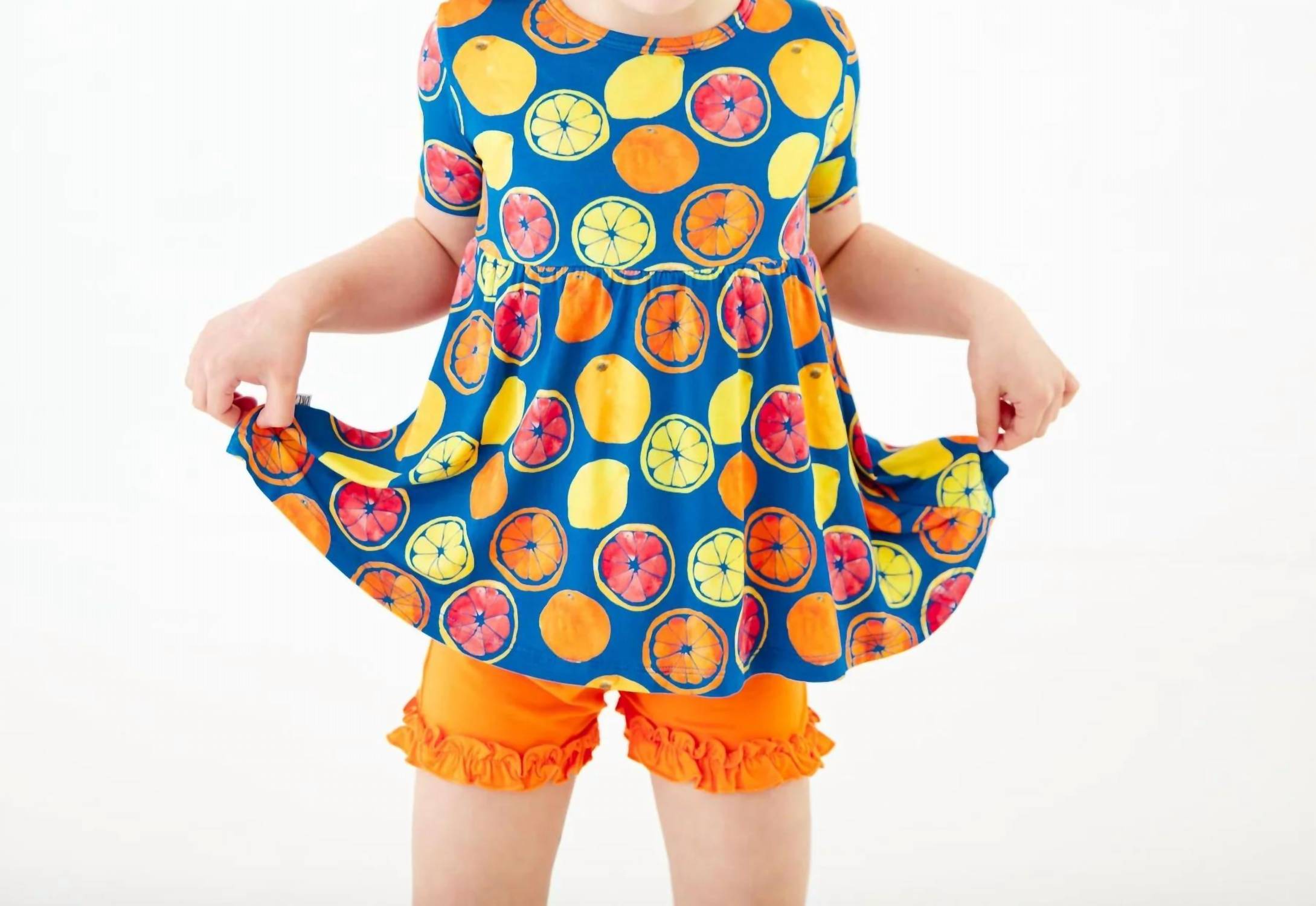 Dreamiere - Got Real Bamboo Twirl Top & Ruffle Shorts Set