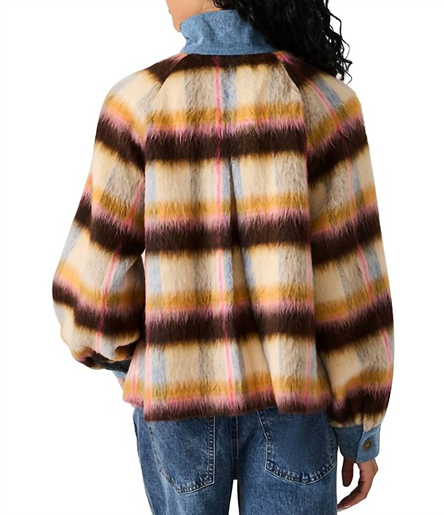 STEVE MADDEN Kaylen Jacket in forever blue - women's jacket - alternate view