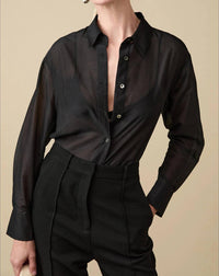 Sold Out Nyc - Sheer Silk Shirt