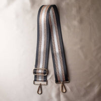 Lauren Lane - Women's Striped Detachable Adjustable Crossbody Purse Bag Strap