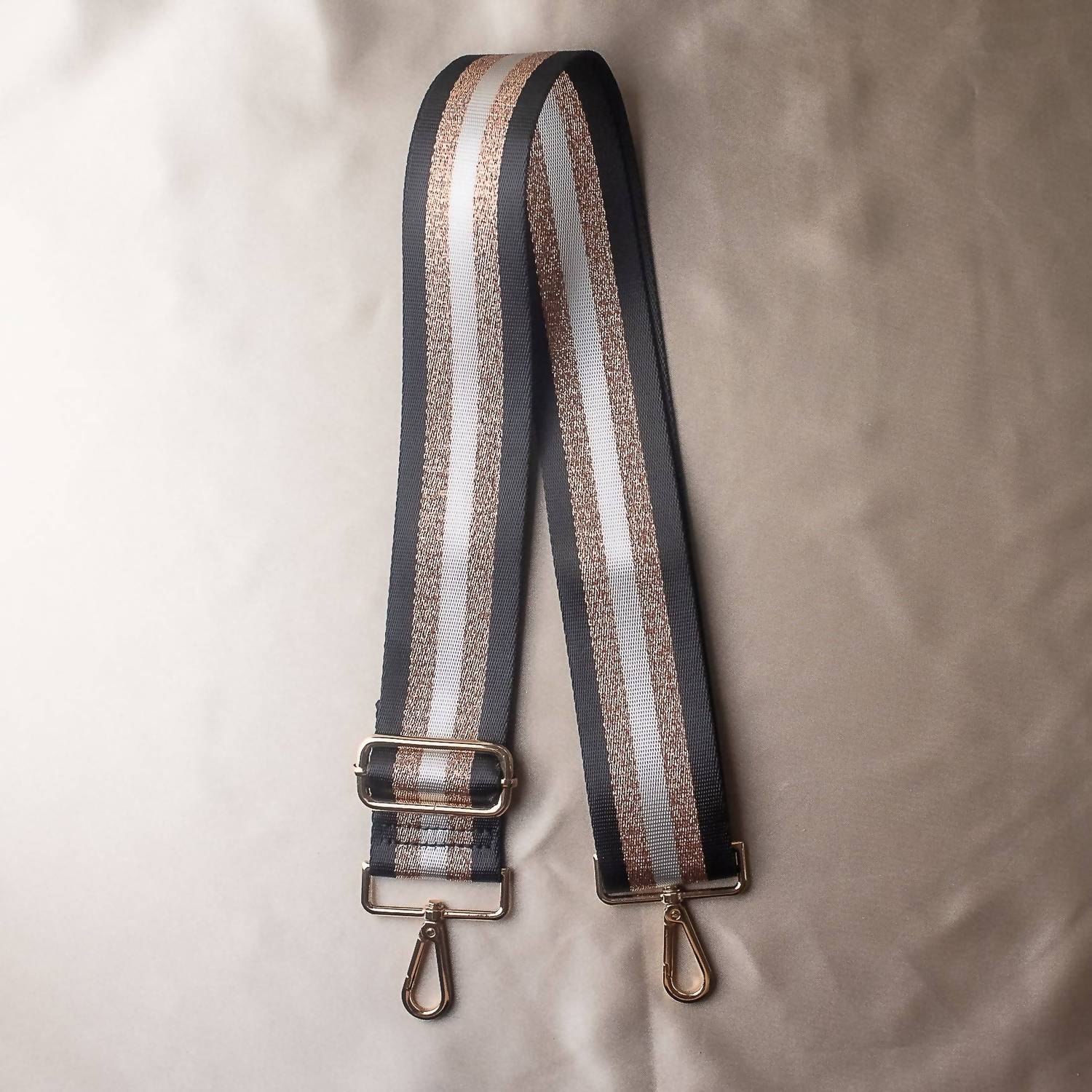 Lauren Lane - Women's Striped Detachable Adjustable Crossbody Purse Bag Strap