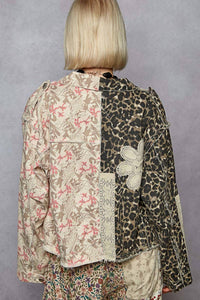 Pol - Zipper Jacket With Crochet Accents