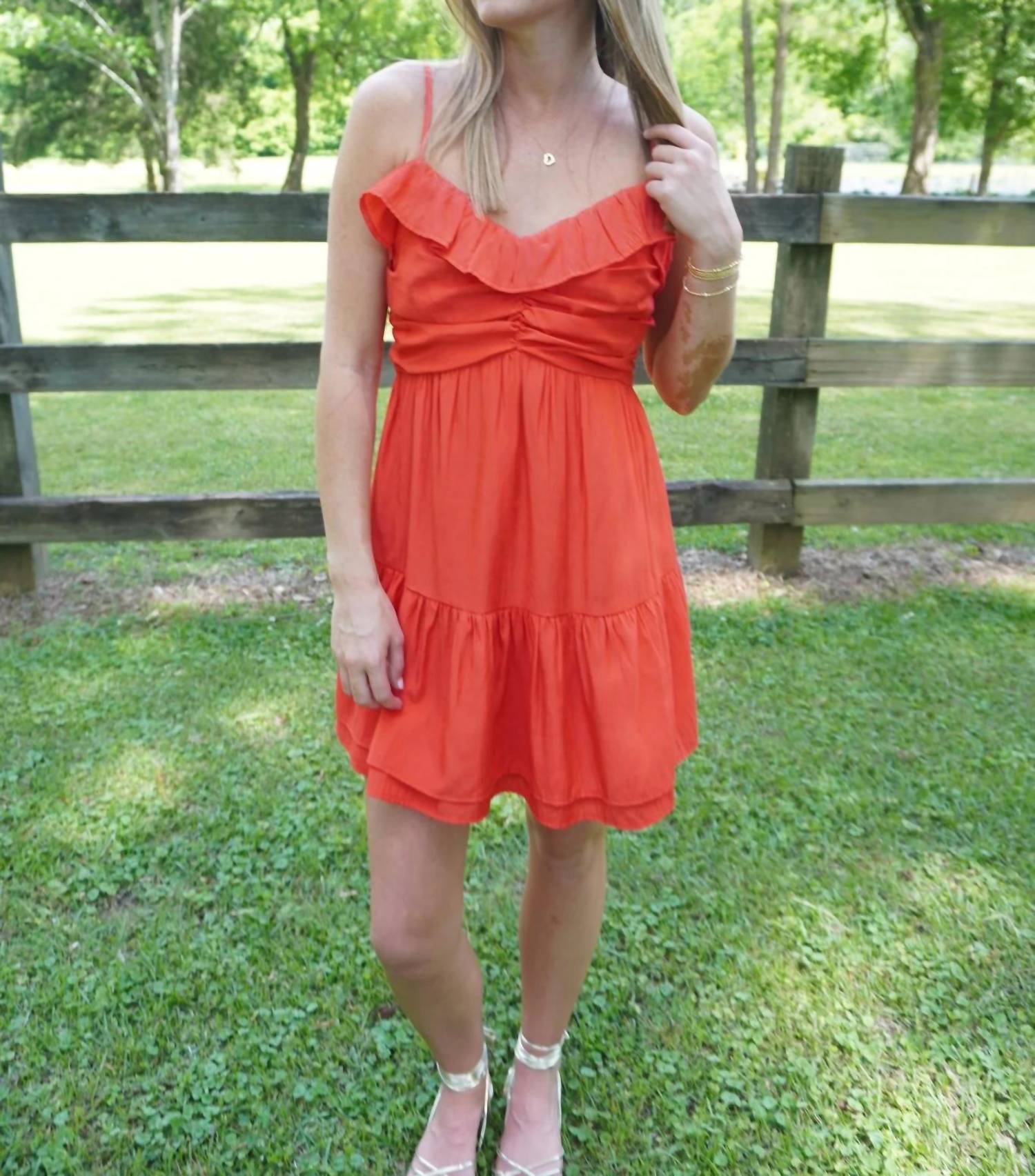 Day + Moon - Tiered Ruffle Mini Dress