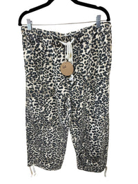 BiBi Women's Cheetah Print Pant in multi - women's pants