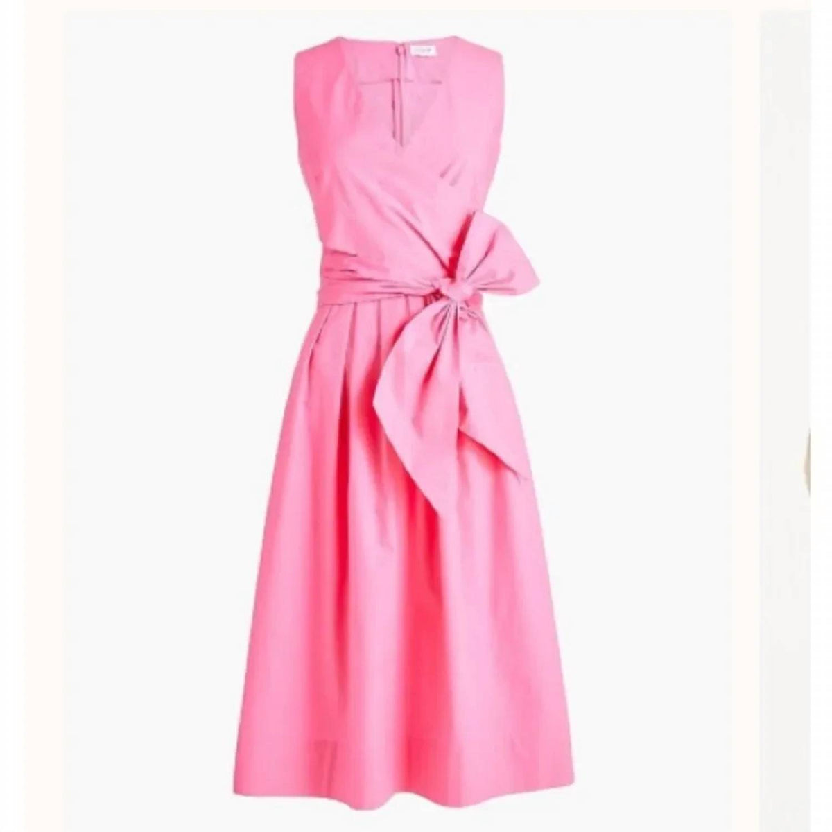 J.Crew - Sleeveless Wrap Midi Dress