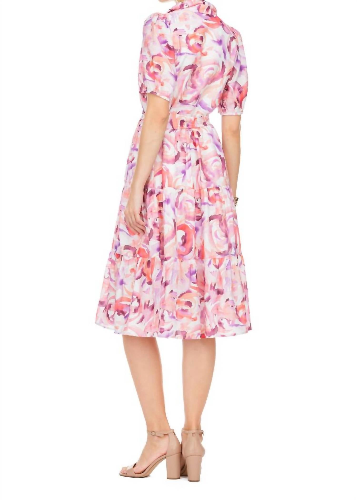 Jade Melody Tam - Short sleeve midi dress