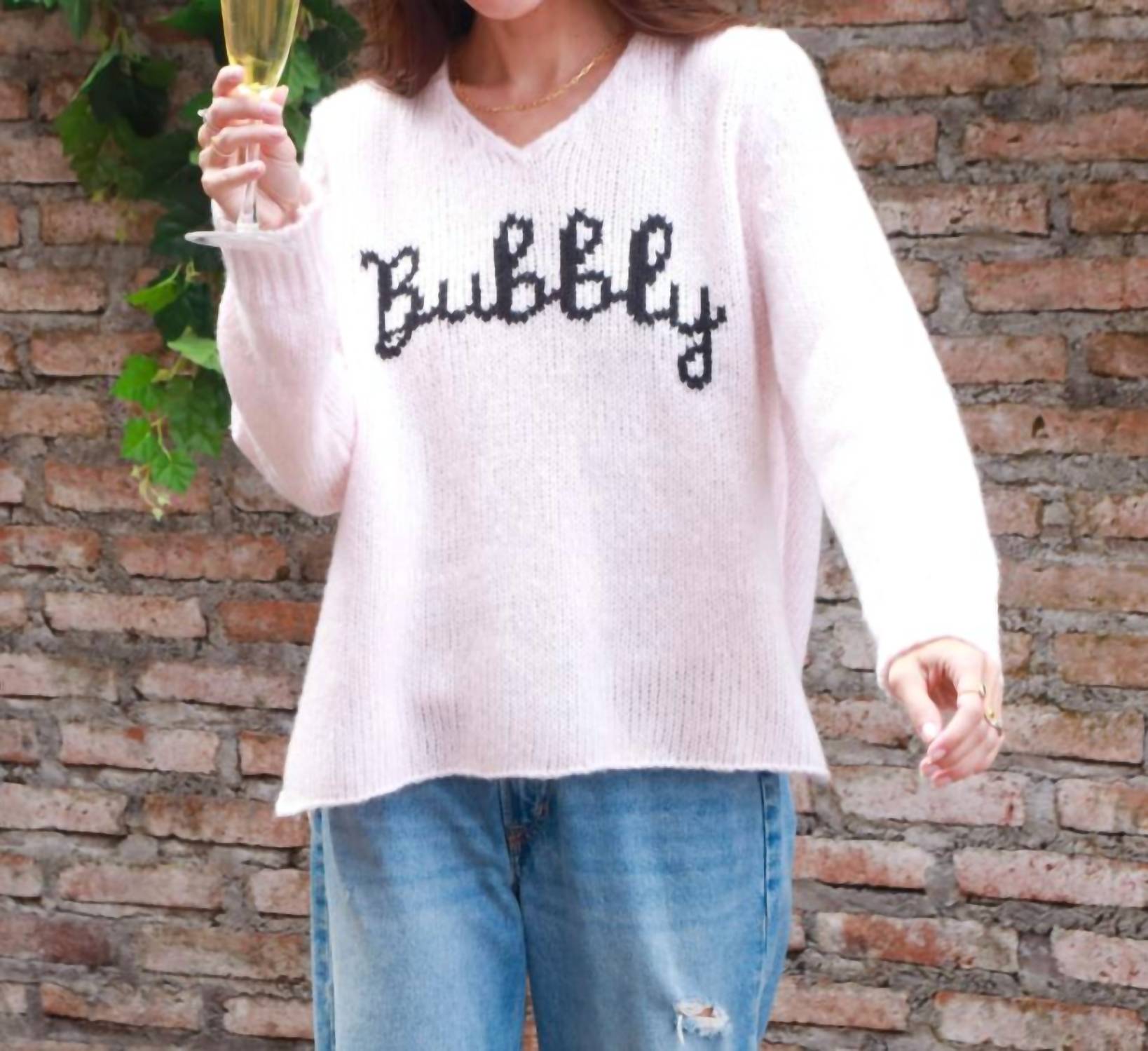 Wooden Ships - Bubbly V-neck Sweater