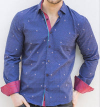 Eight X - Paisley Jacquard Shirt With Trim