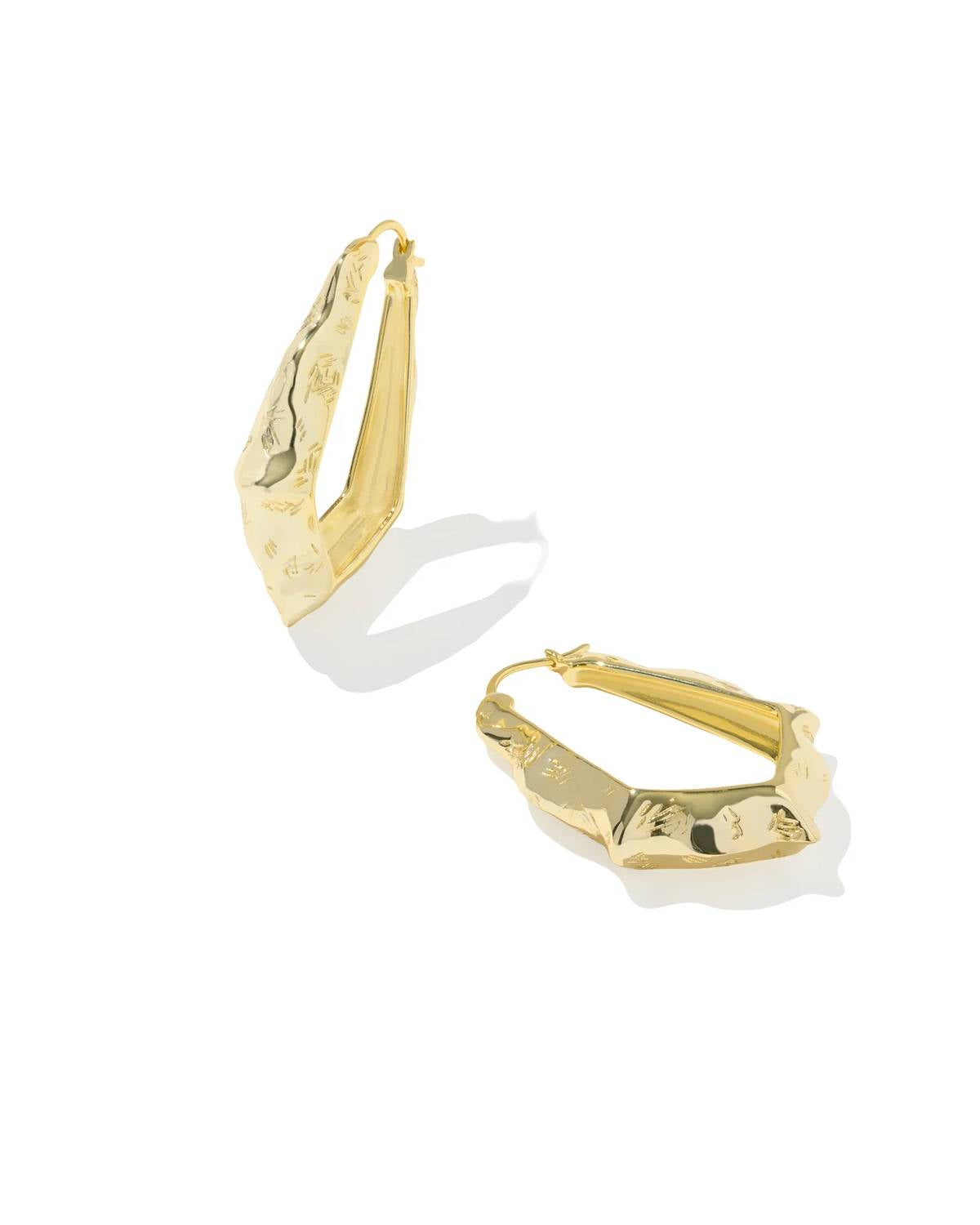 Kendra Scott - Women's Adriana Scallop Frame Hoop Earrings