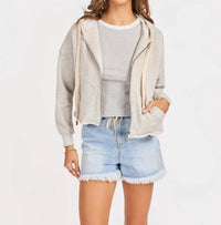 Sadie & Sage - Nora Zip Front Hoodie