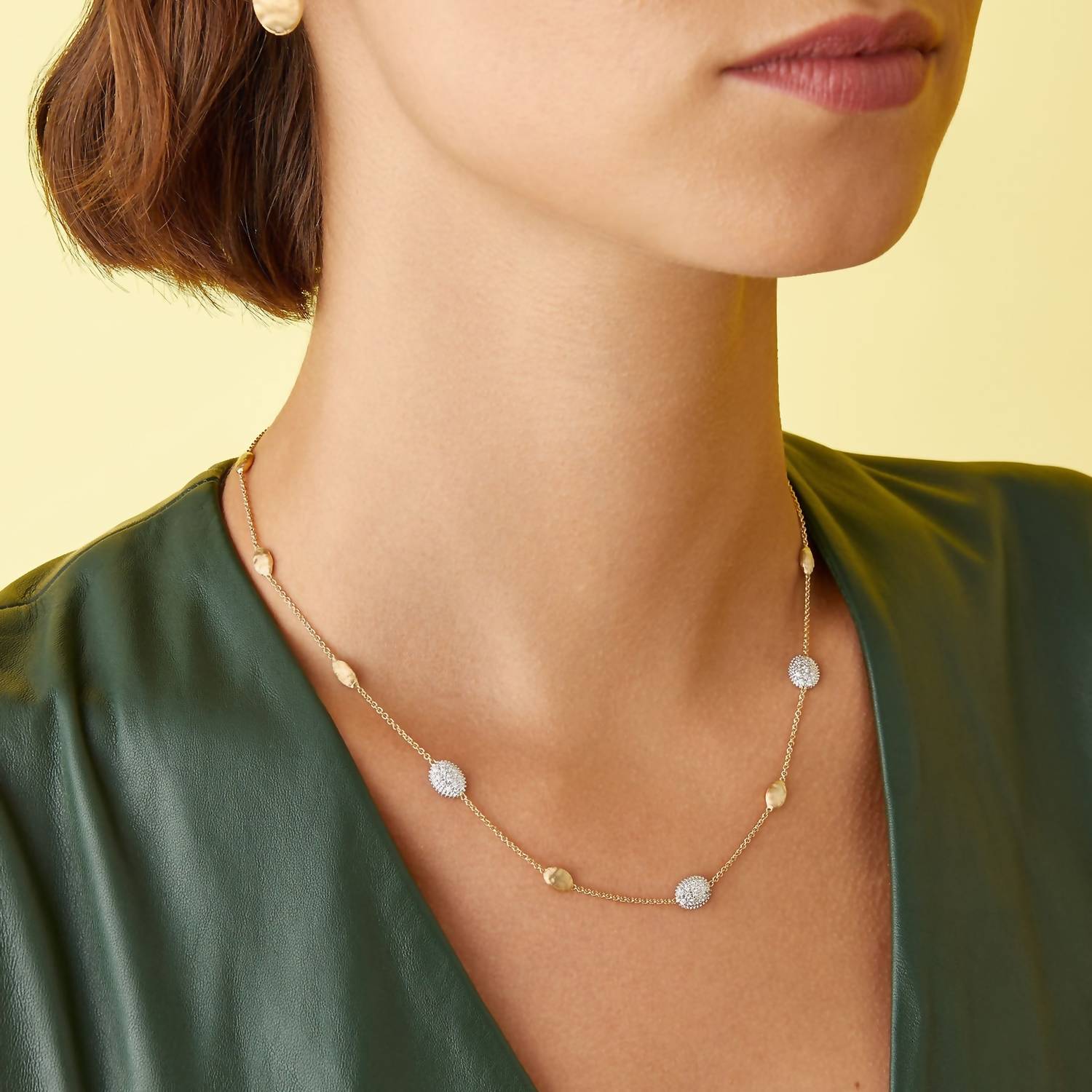 Marco Bicego - Women's Diamond Station Necklace