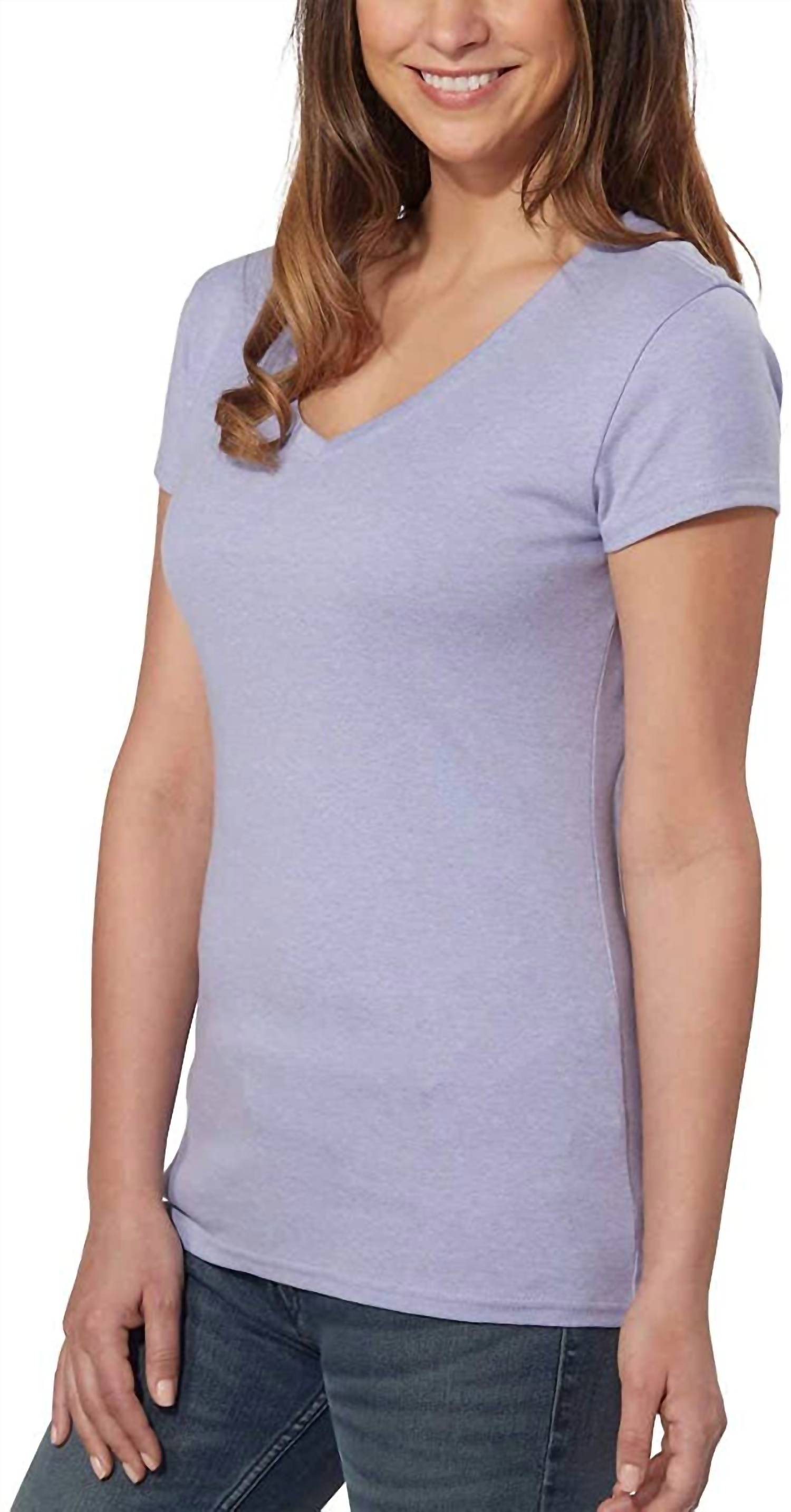Kirkland Signature - Women's V-neck Short Sleeve T-shirt