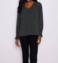 Sail To Sable - Animal Print Top