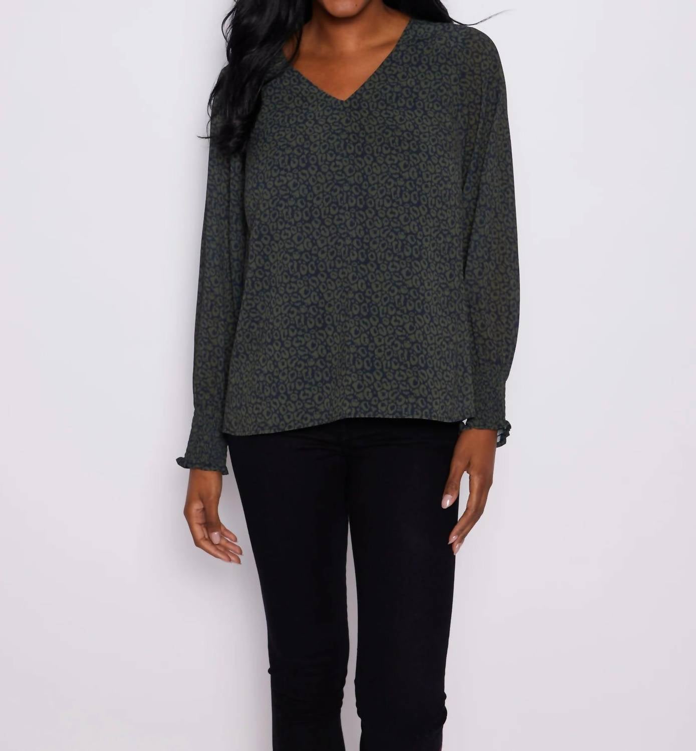 Sail To Sable - Animal Print Top