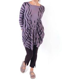 Mxm - Forest Print Long Sleeve Tunic