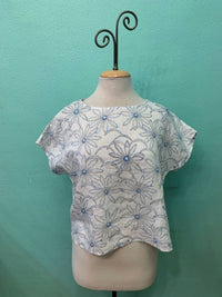 Cut Loose - Women's Daisy Cap Sleeve Hi Lo Top