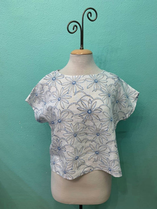 Cut Loose - Women's Daisy Cap Sleeve Hi Lo Top