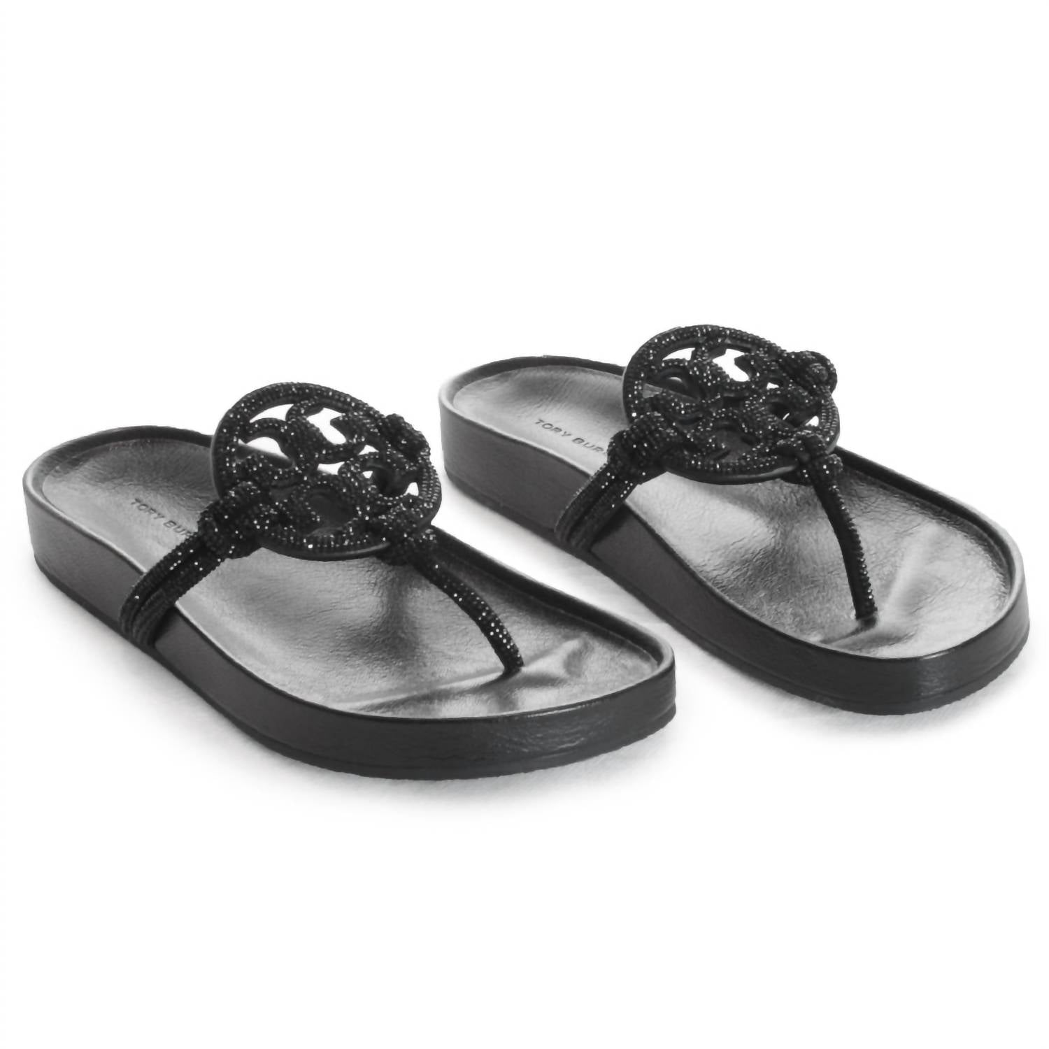Tory Burch - Women's Miller Cloud Knotted Pave Sandals