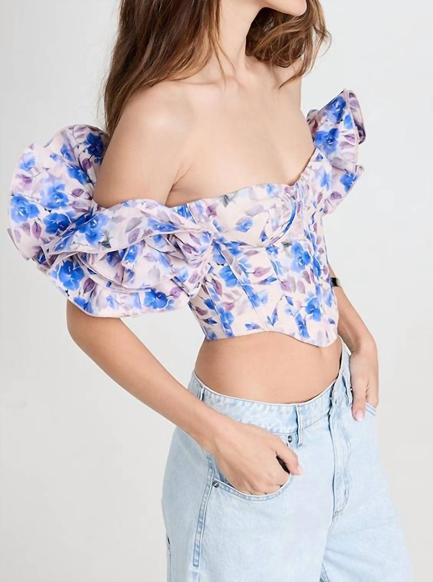 Bardot - Sigma Printed Corset Top