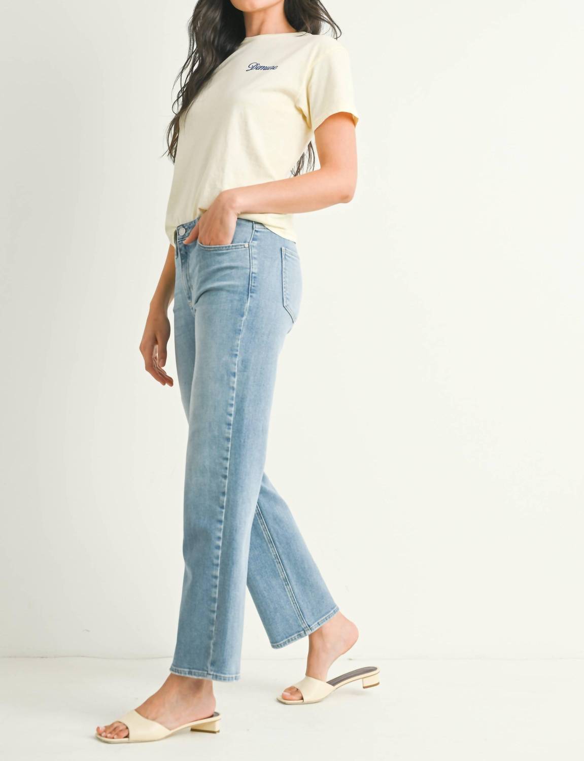 Just Black Denim - Stretchy Straight Jean