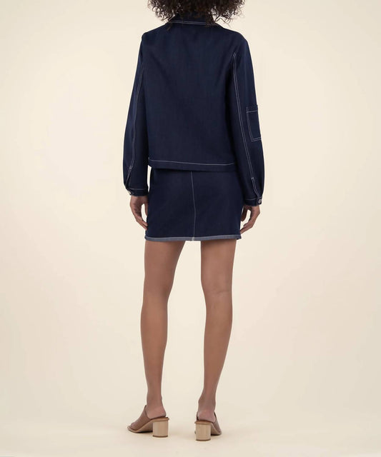 Kut From The Kloth - Jolene Collar Denim Jacket