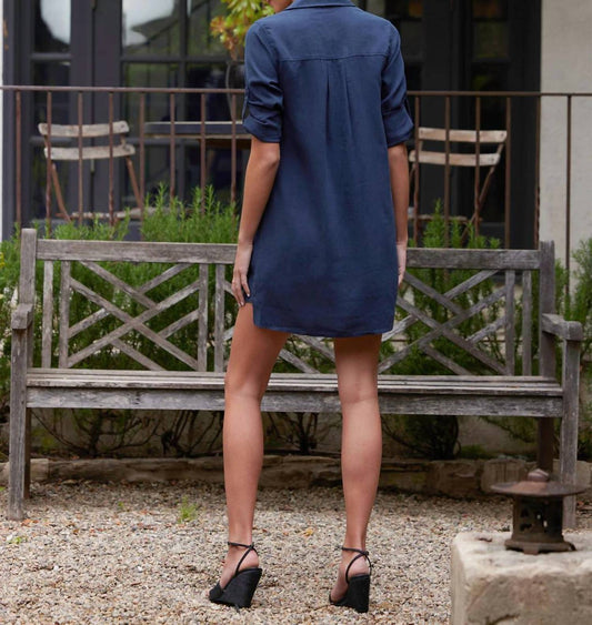 Bella Dahl - Long Sleeve A-Line Shirt Dress