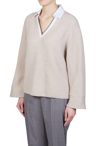 Purotatto - V Neck Pullover Sweater
