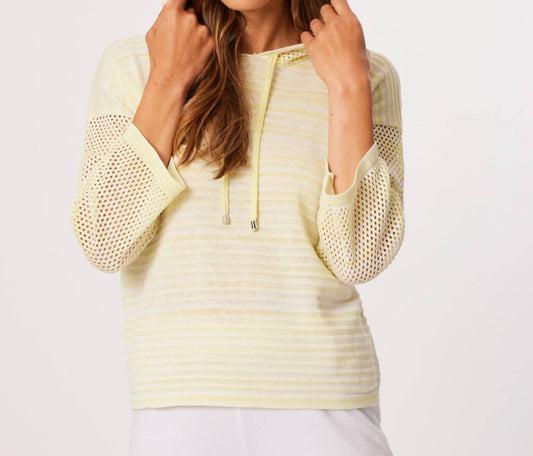 French Kyss - Drawstring Hoodie Top