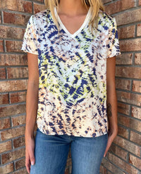 Velvet Heart - Billie Tie Dye Satin Shirt