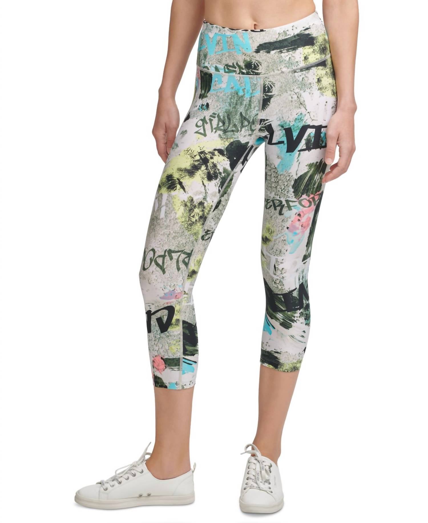 Calvin Klein - Performance Printed Cropped Leggings