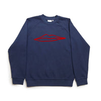 Clare V. - Flocked Surrealisme Lips Sweatshirt