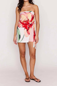 Minkpink - Zinnia Macro Floral Print Mini Dress