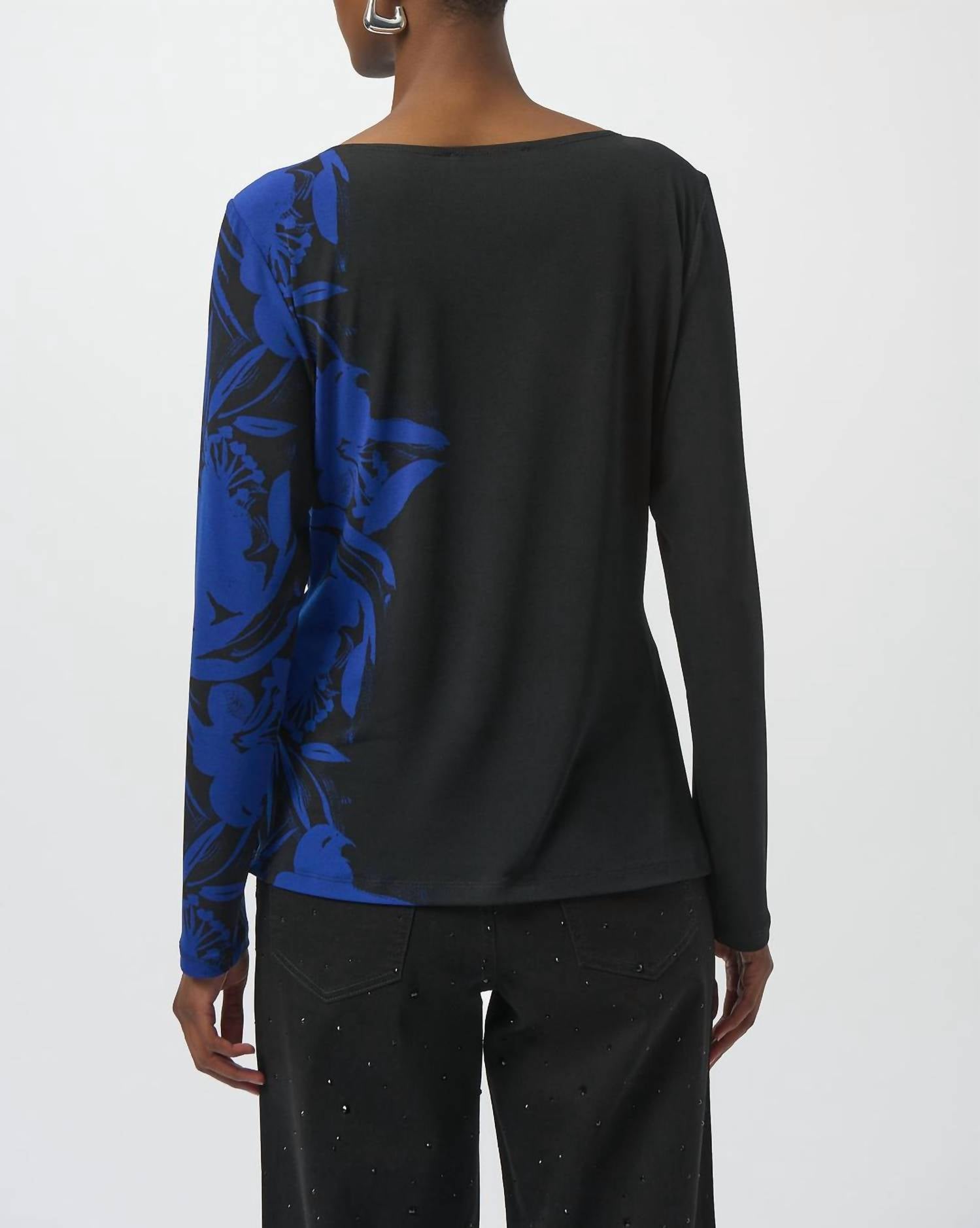Joseph Ribkoff - Floral Print Straight Top