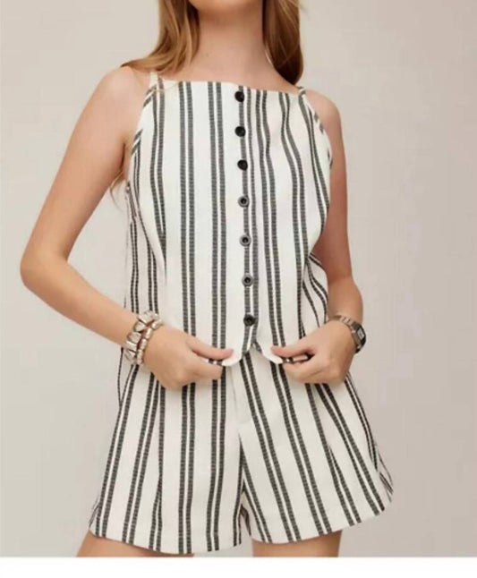 Fifteen Twenty - Eli’s Button Tank & Matching Cece Shorts