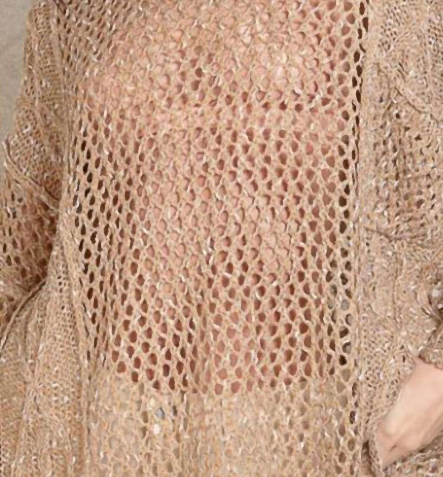 Contrast Knit Spring Sweater