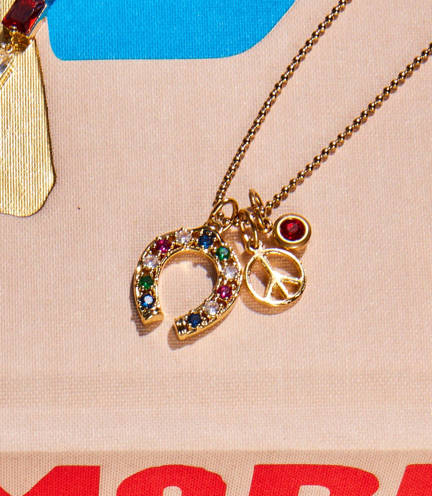 Farrah B Jewelry - Women's Charm Cluster Necklace