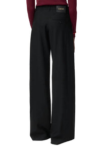 Loewe - Women's Light Weight Belted Trouser With Front Pleat