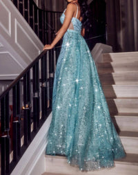Portia&Scarlett - Glitter Train Prom Dress