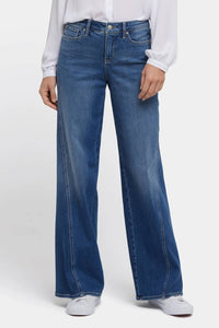 Nydj - Teresa Wide Leg Jeans With Contour Seams