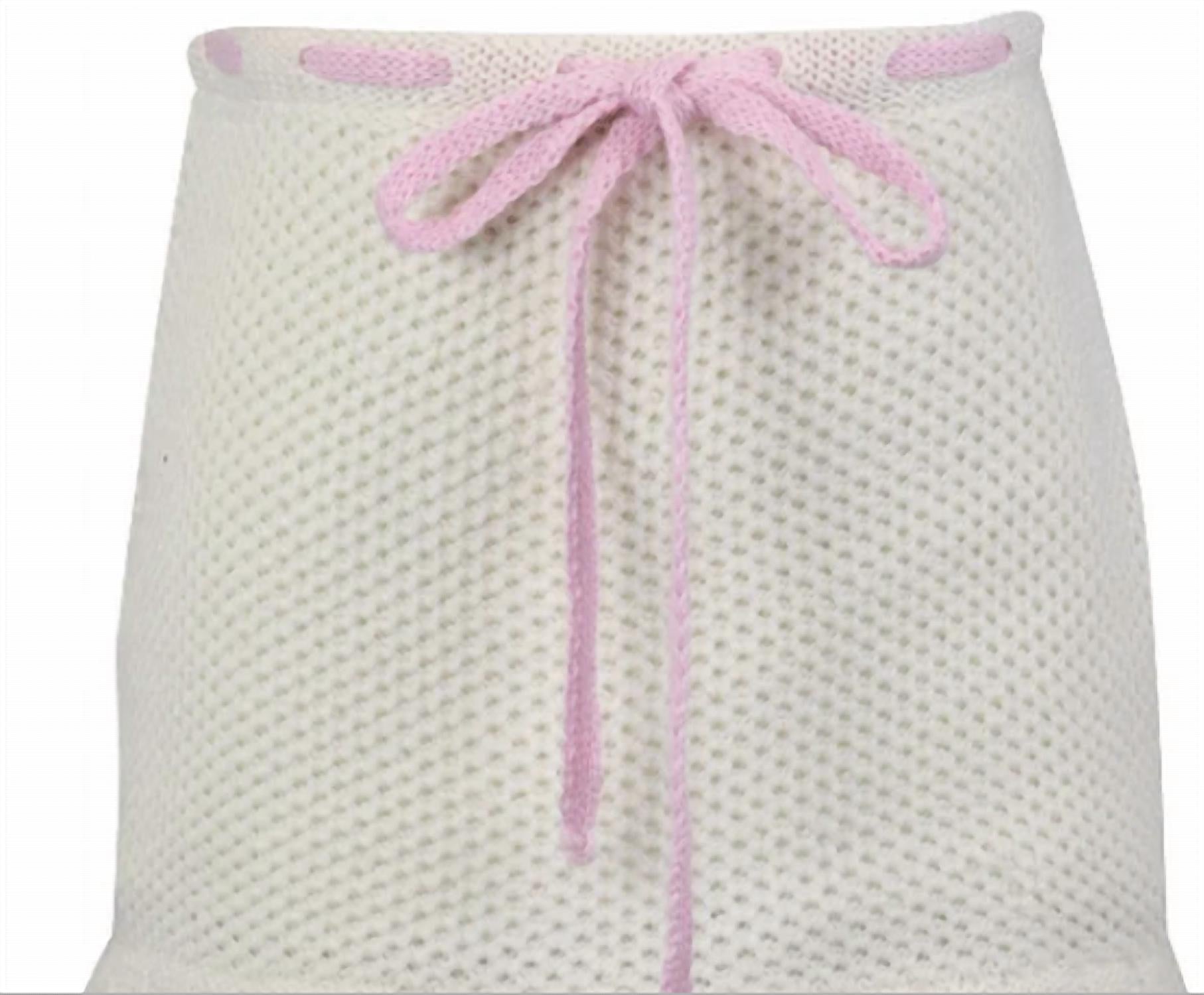 Flowers By Zoe - Kid's Knit Skirt With Bow