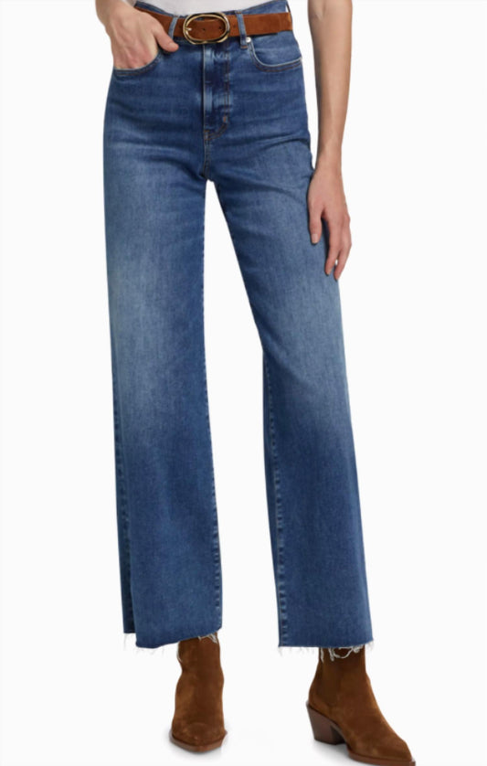 Frame - Le Slim Palazzo Raw Fray Jeans