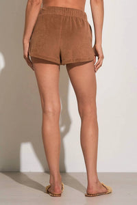 Elan - Terri High Waist Elastic Shorts