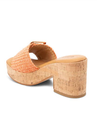 Chocolat Blu - Women's Gani Raffia Sandals